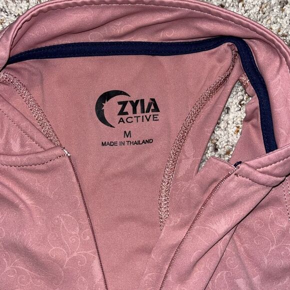 Zyia Mauve Set Match Zippered Tank Medium - Picture 5 of 6